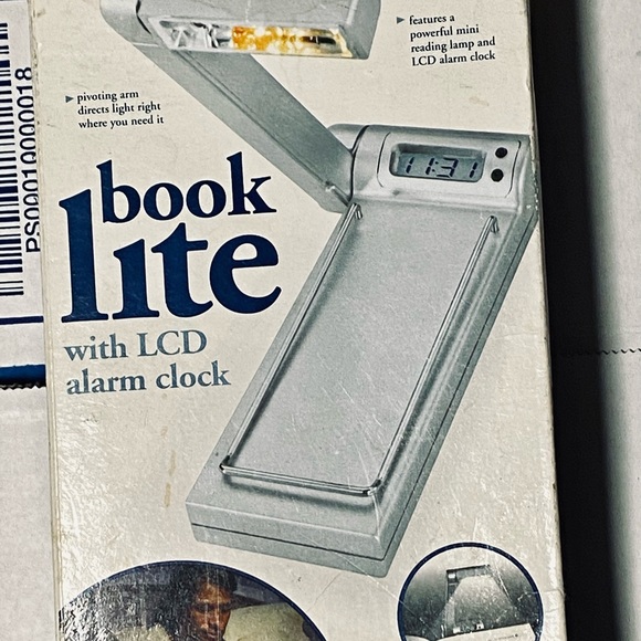 Book lite with LCD alarm clock - Picture 2 of 6